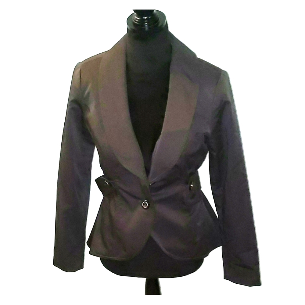 CAbi Gray Blazer Size 4